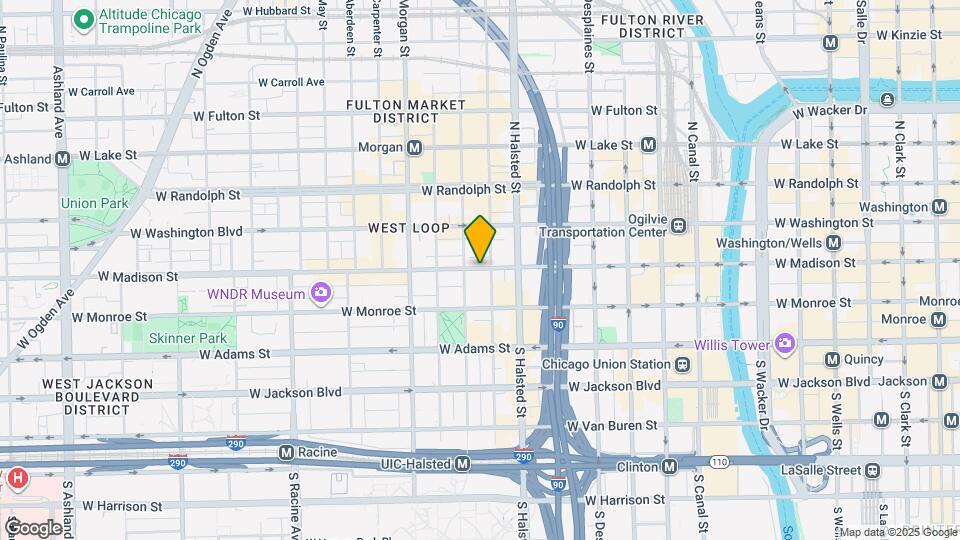 853 W Madison St Map and Location Details