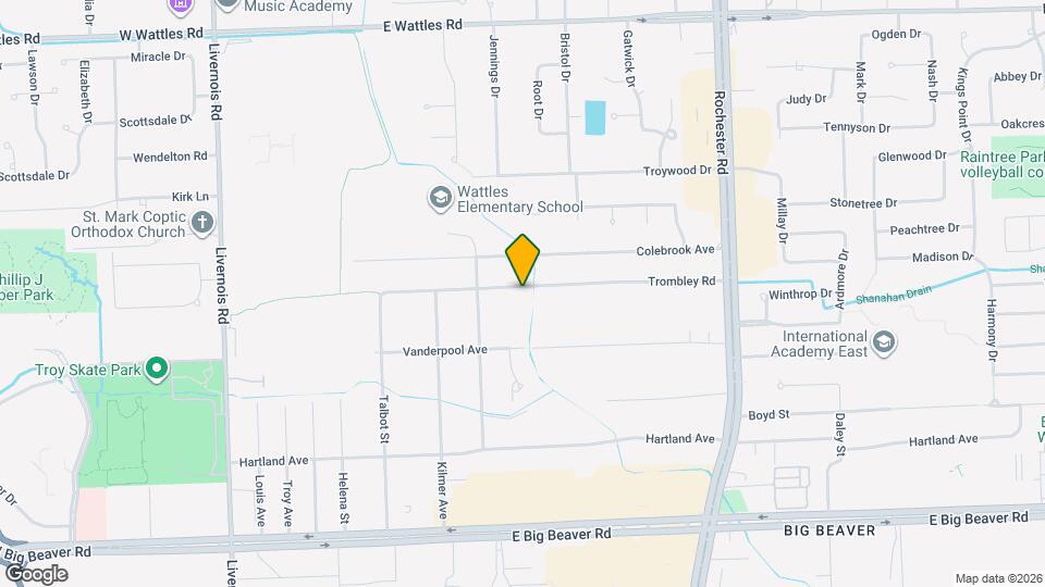 604 Trombley Rd Map and Location Details