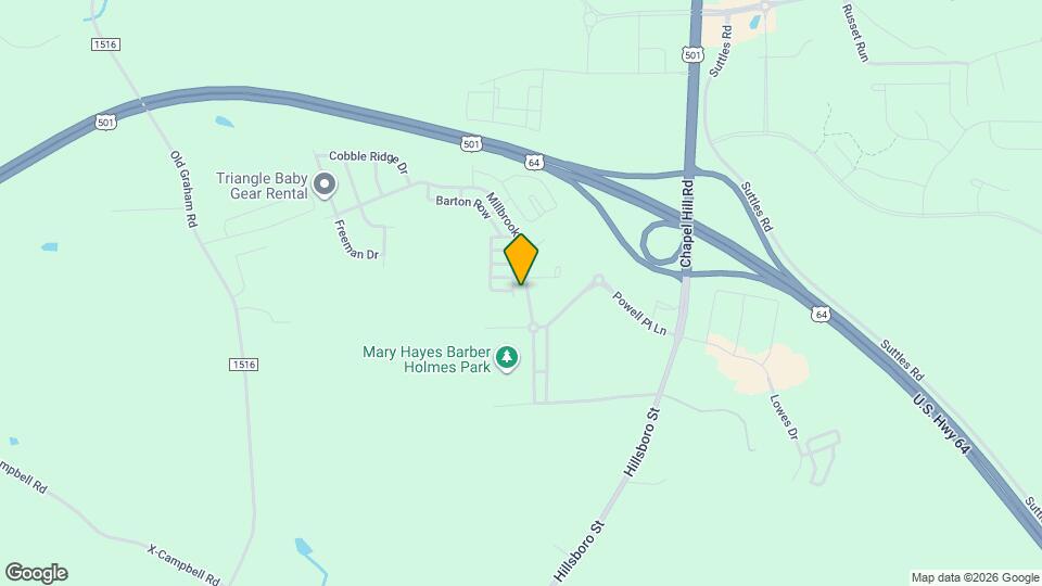 233 Millbrook Dr Map and Location Details