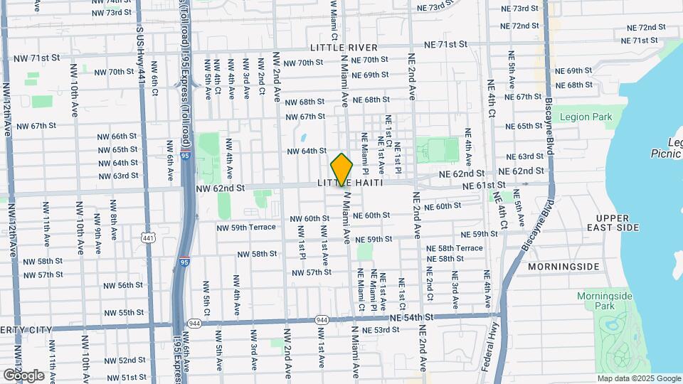 6136 N Miami Ave Mapa y Detalles de la Ubicación