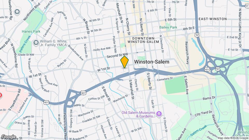 115 S Spruce St Map and Location Details