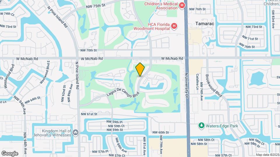 8105 Lagos De Campo Blvd Map and Location Details