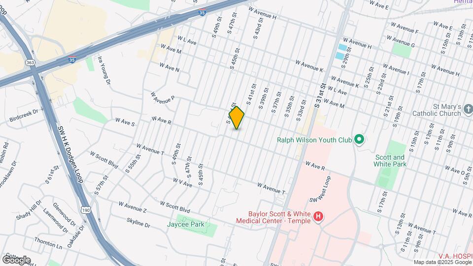 1706 S 41st St Map and Location Details