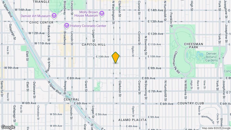 910 N Washington St Map and Location Details