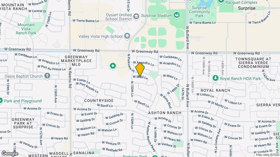 14955 W Maui Ln Map and Location Details