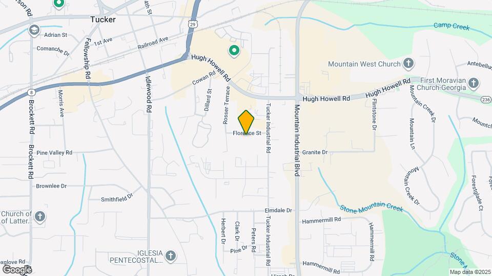 4483 Florence St Map and Location Details