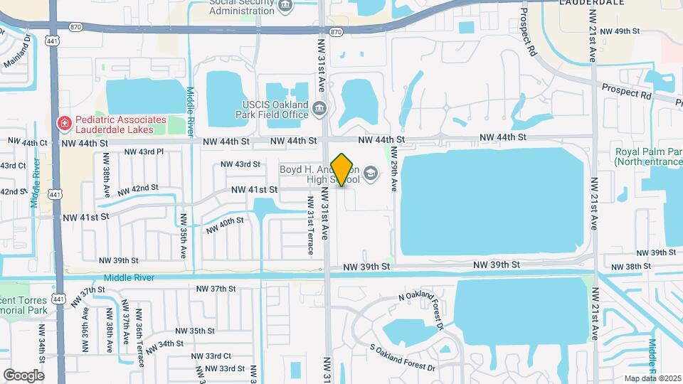 4070 NW 30th Terrace Map and Location Details