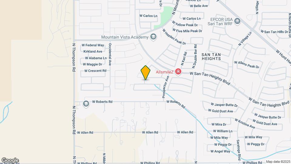 3790 W South Butte Rd Map and Location Details