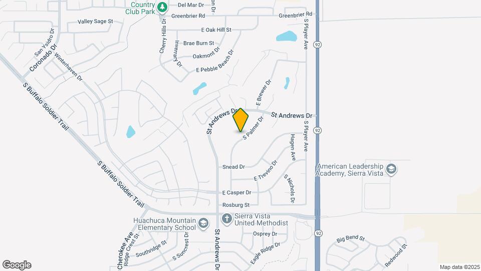 2882 S Palmer Dr Map and Location Details