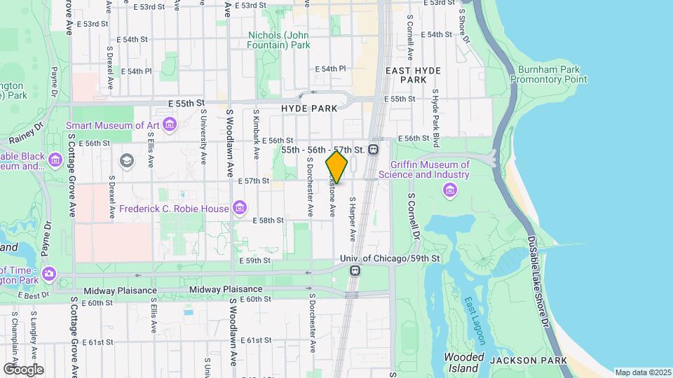5711-5715 S Blackstone Ave Map and Location Details