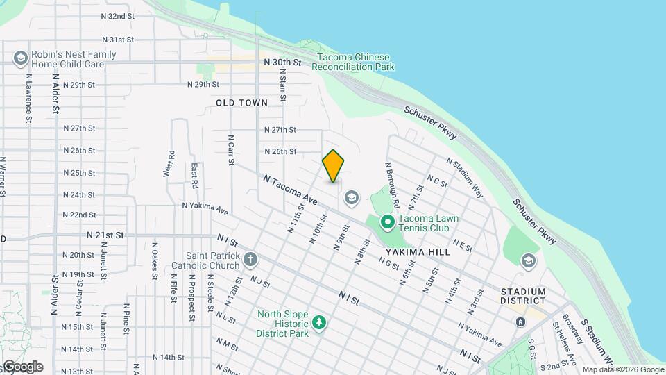 501 N 10th St Map and Location Details