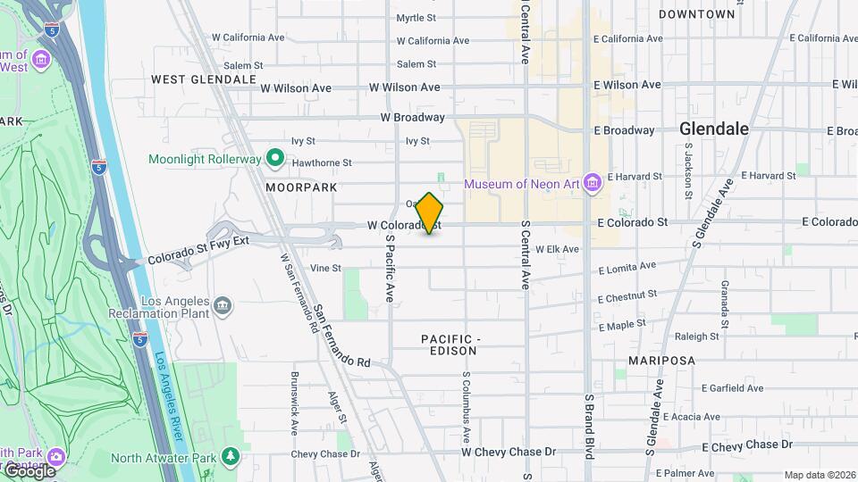 435 W Elk Ave Map and Location Details