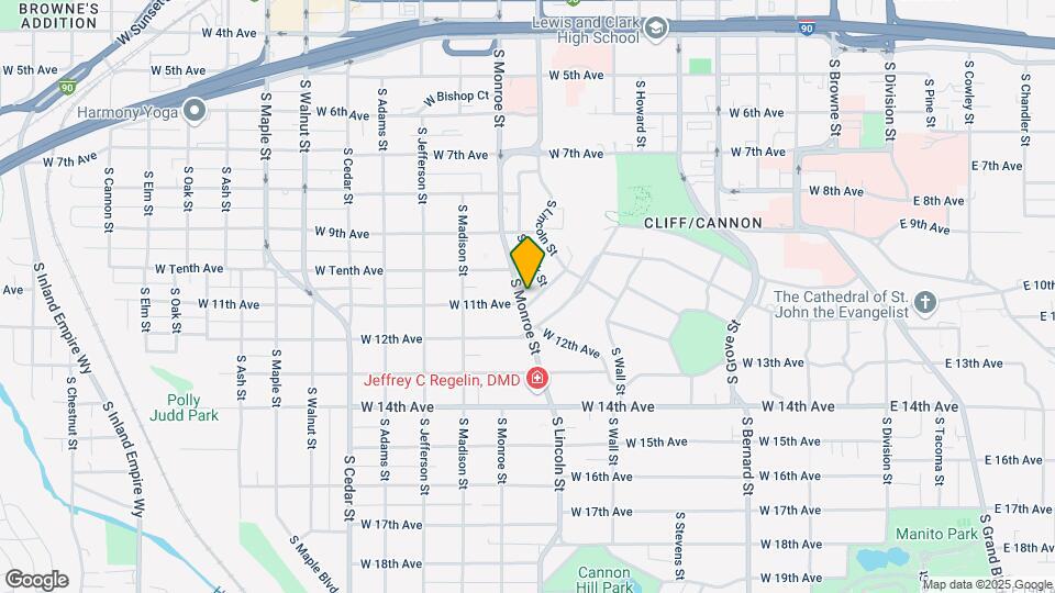 1025 S Monroe St Mapa y Detalles de la Ubicación