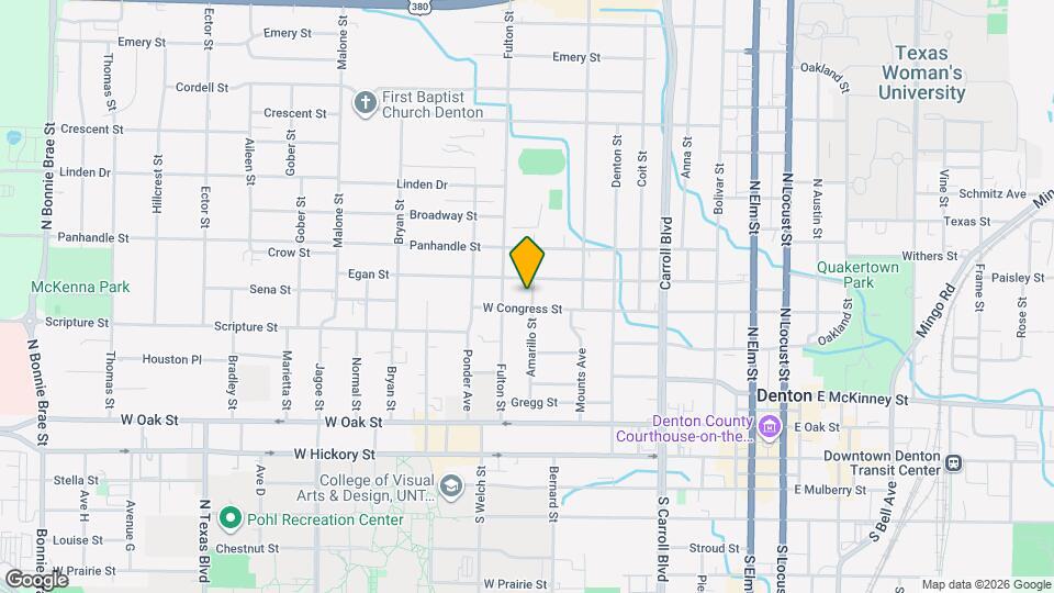 609 Amarillo St Map and Location Details