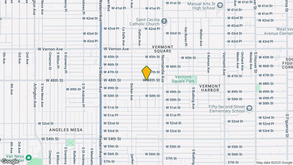1466 W 48th St Map and Location Details