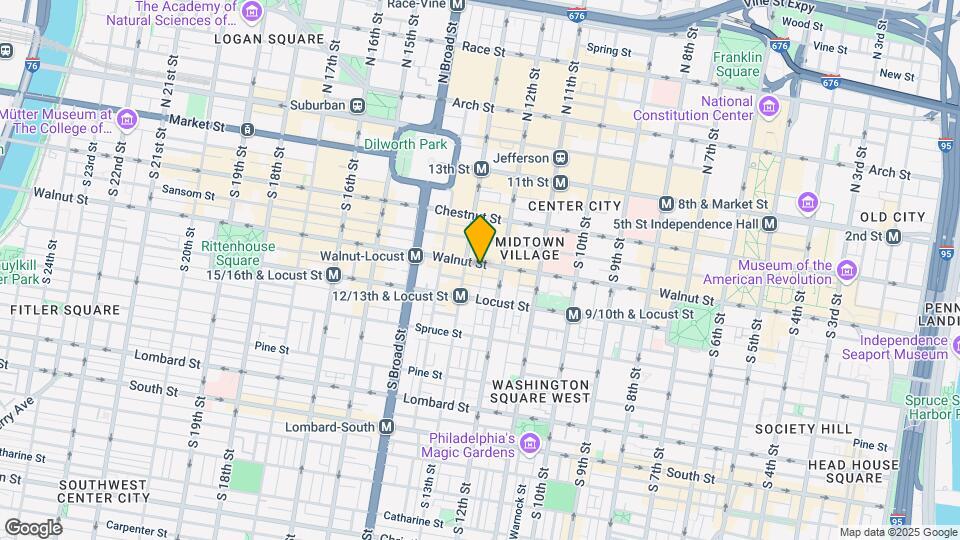 1218 Walnut St Map and Location Details