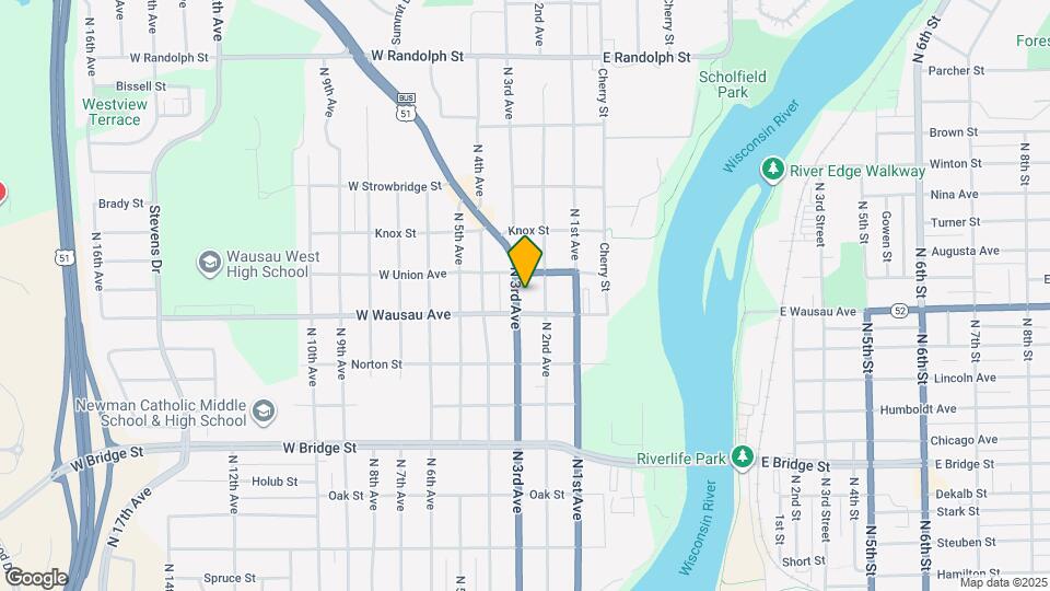 909 N 3rd Ave Map and Location Details