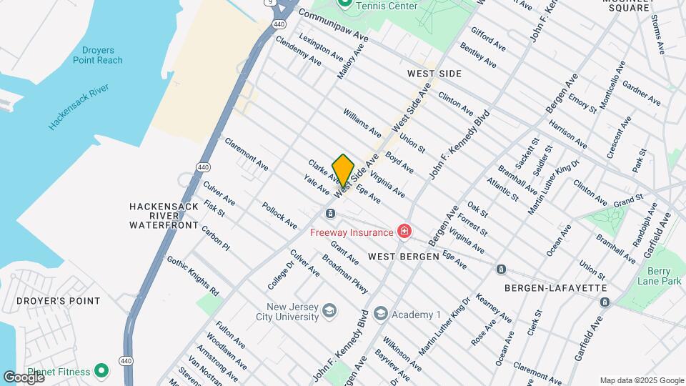 416 West Side Ave Mapa y Detalles de la Ubicación