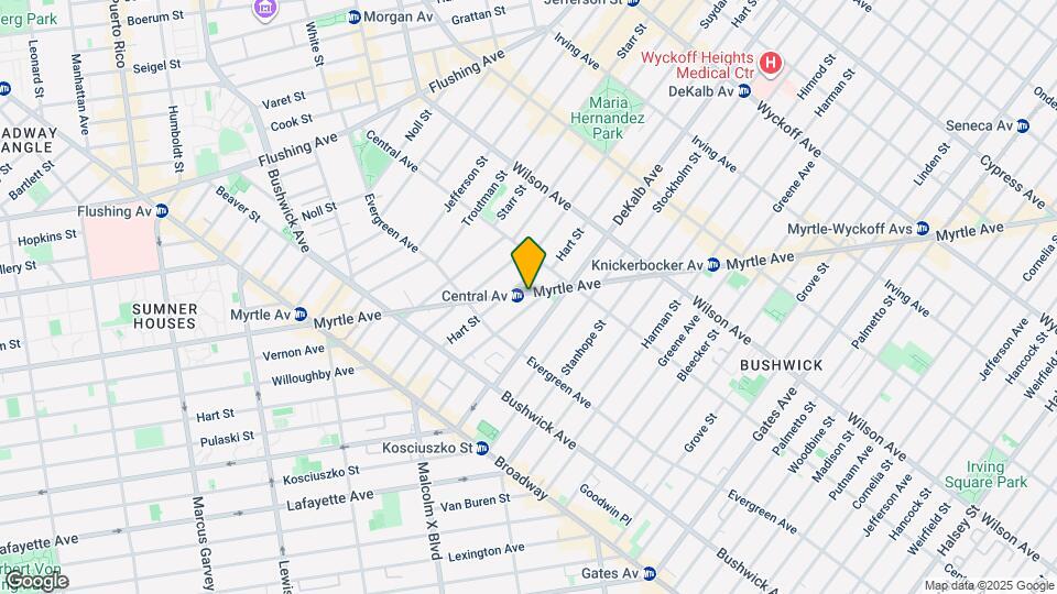 1260 Myrtle Ave Map and Location Details