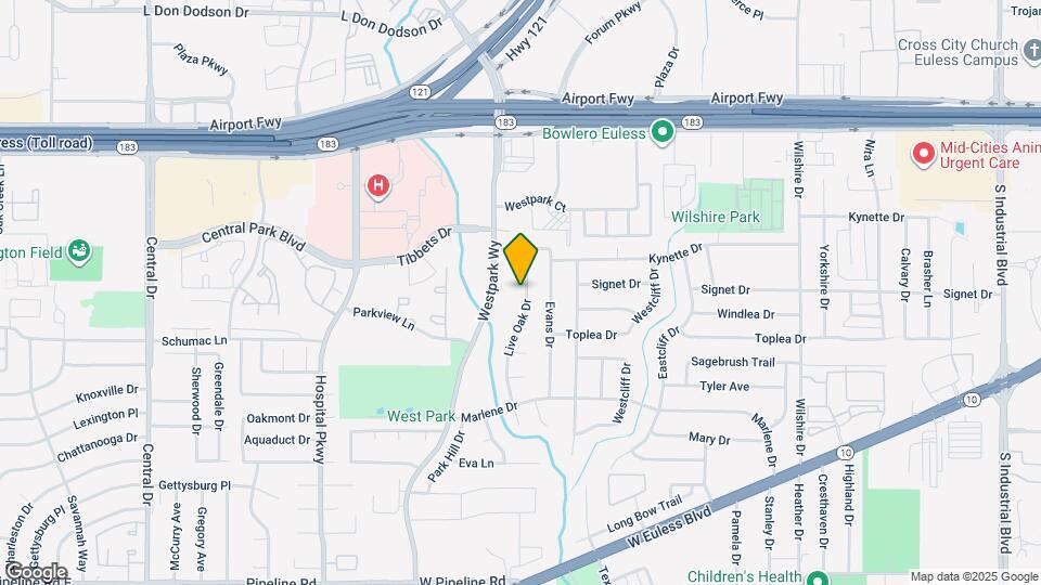 412 Live Oak Dr Mapa y Detalles de la Ubicación