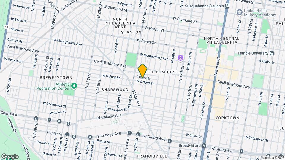 2019 W Oxford St Map and Location Details