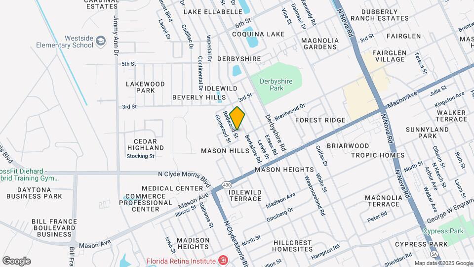 913 Redwood St Map and Location Details