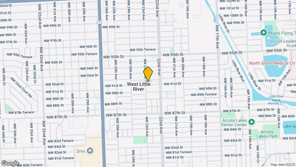 2285 NW 91st St Map and Location Details