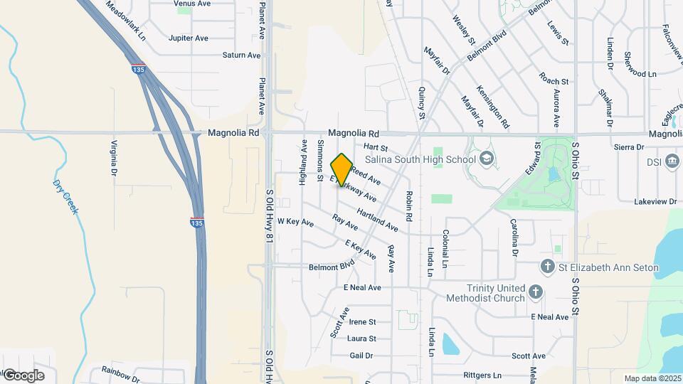 2511 Rockhurst Rd Mapa y Detalles de la Ubicación