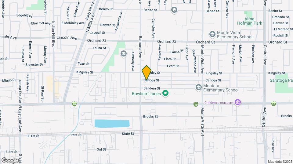 4535 Canoga St Map and Location Details