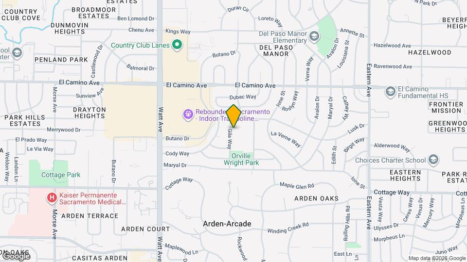 2324 Gila Way Map and Location Details