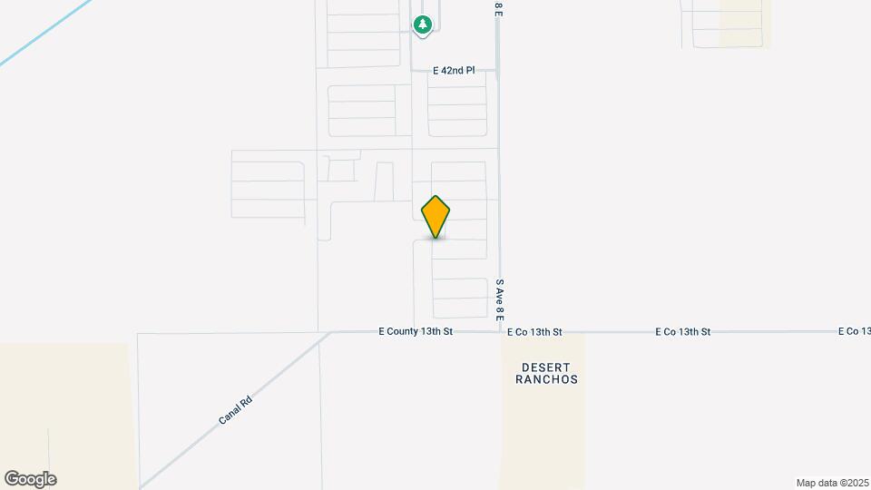 7809 E 45th Ln Map and Location Details