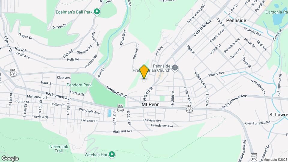 212 Laurel Ave Map and Location Details