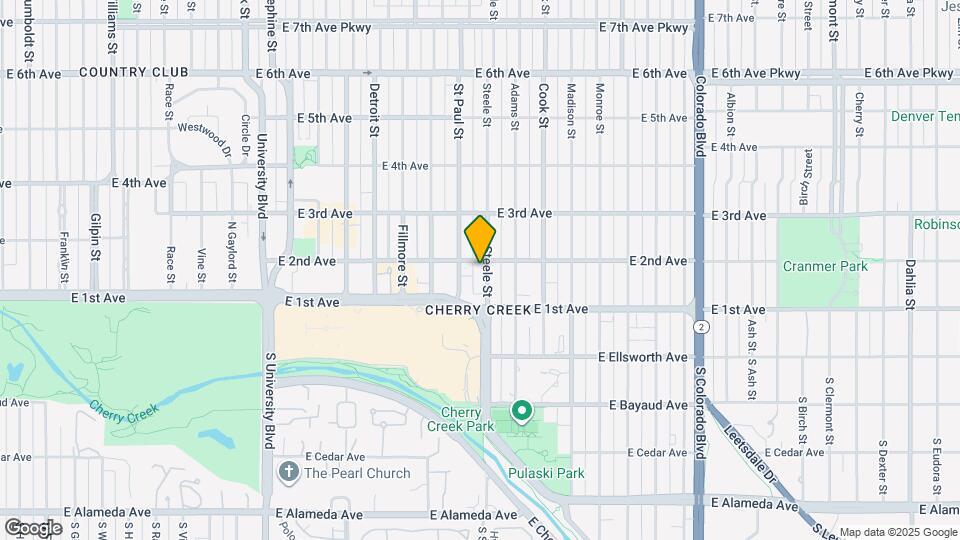 Waldorf Astoria Residences Cherry Creek Mapa y Detalles de la Ubicación