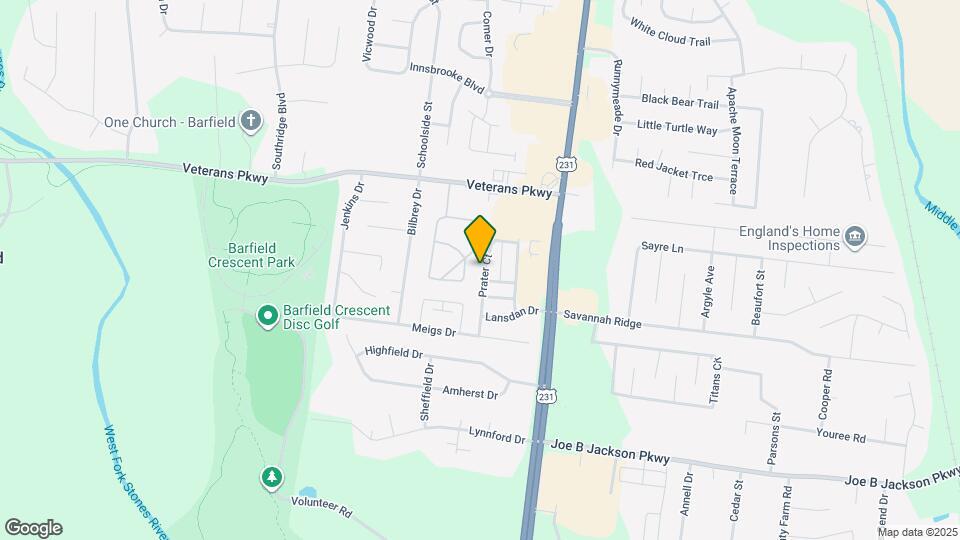 3162 Prater Ct Map and Location Details