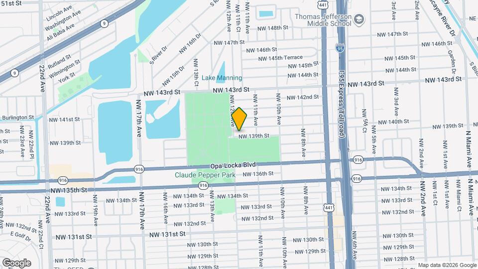 1161 NW 139th St Map and Location Details