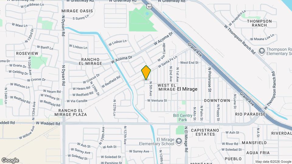 14309 N 125th Dr Map and Location Details