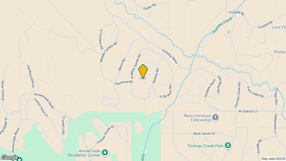 543 S Elk River Ct Map and Location Details
