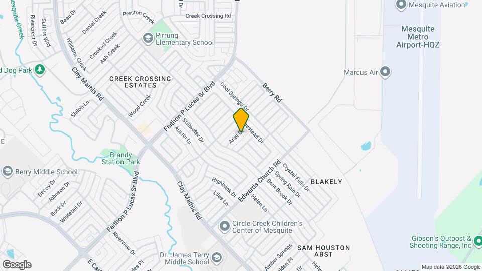 1624 Ariel Dr Map and Location Details