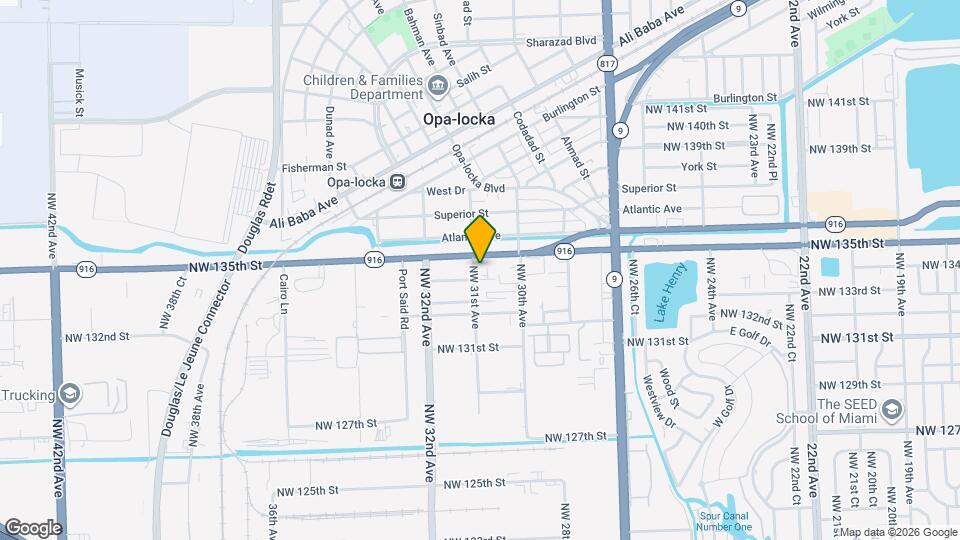 13425 NW 31st Ave Map and Location Details