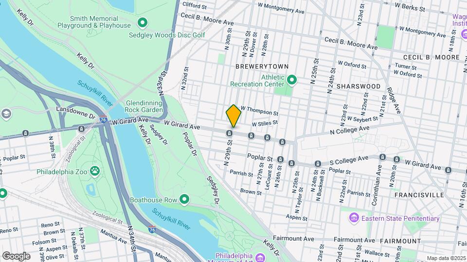 2841 W Girard Ave-Unit -2843-3 Map and Location Details