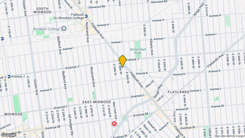 1145 E 35th St Map and Location Details