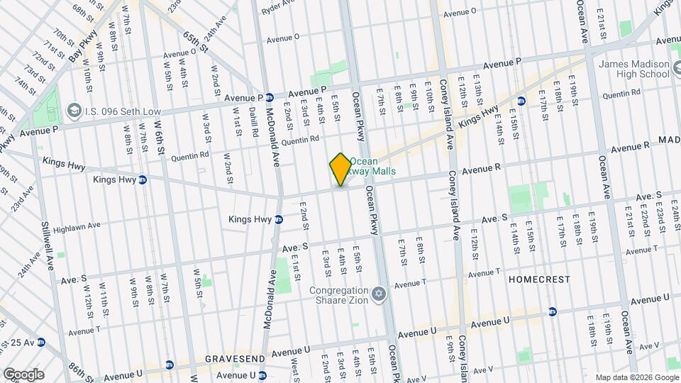 1890 East 5th Street Mapa y Detalles de la Ubicación