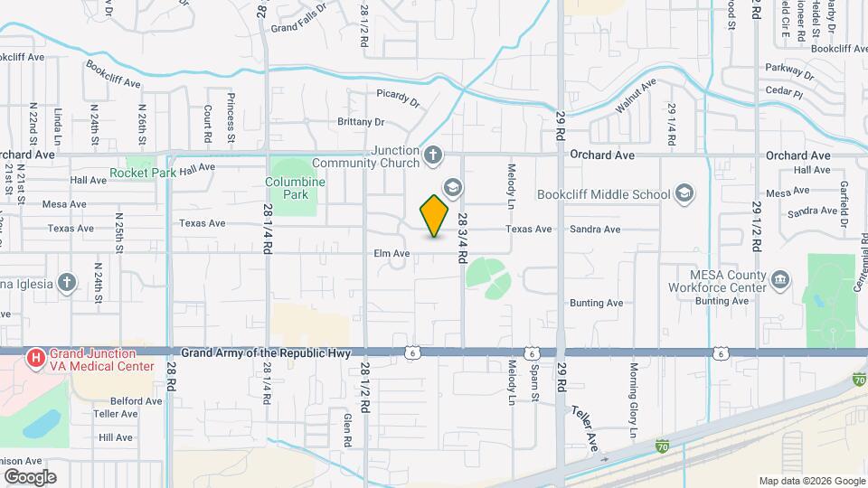 2866 Elm Ave Map and Location Details