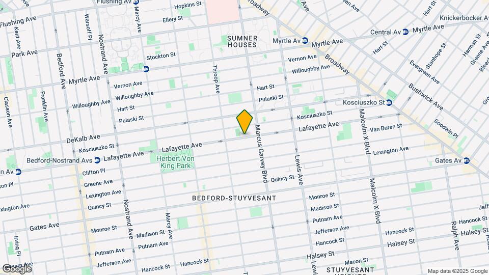 802 Lafayette Ave Mapa y Detalles de la Ubicación