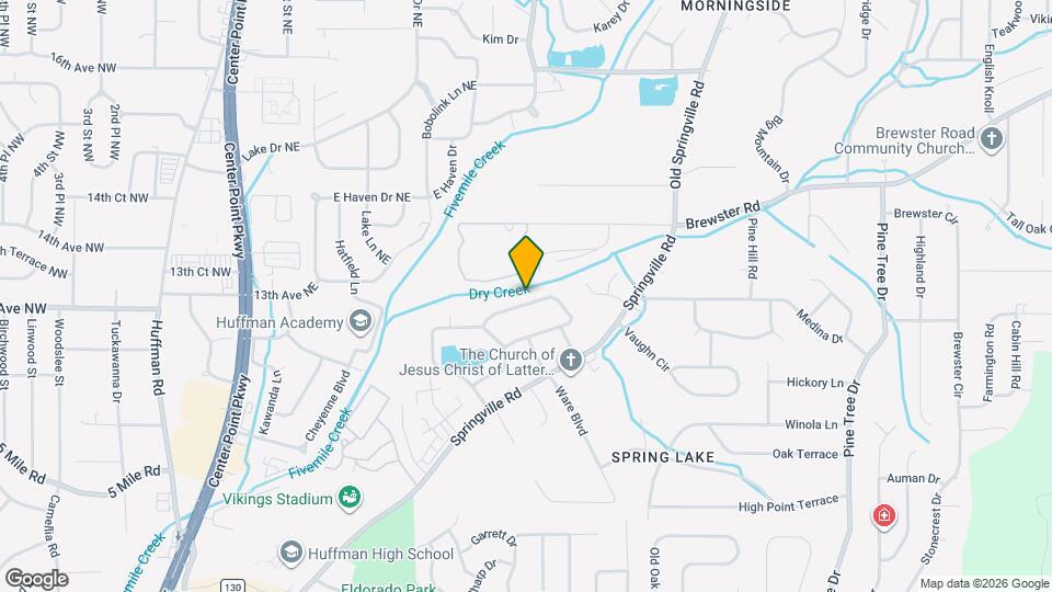 1340 Orlando Cir NE Map and Location Details