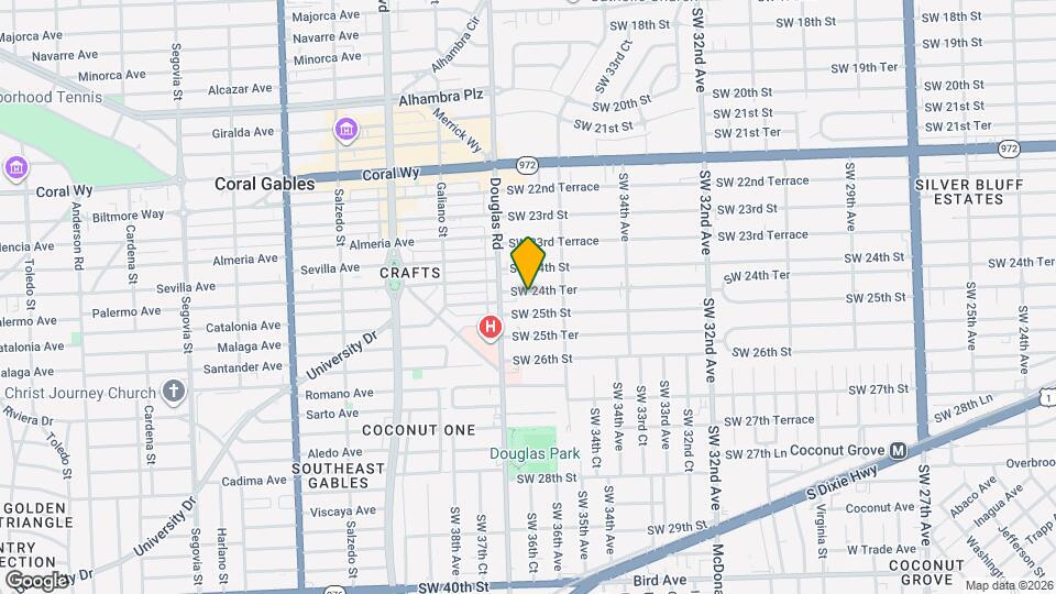 3666 SW 24th Ter Map and Location Details