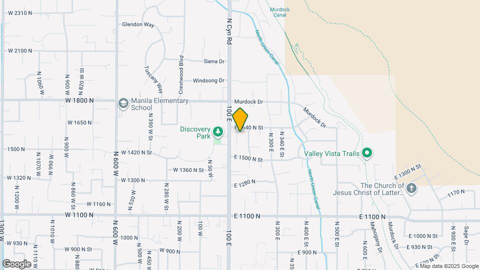 1614 N 150 E Map and Location Details