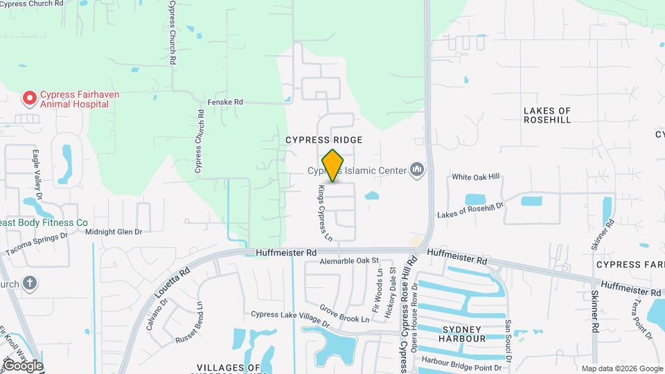 18207 Ridge Stream Ln Map and Location Details