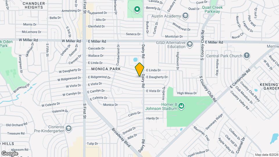 718 E Daugherty Dr Map and Location Details