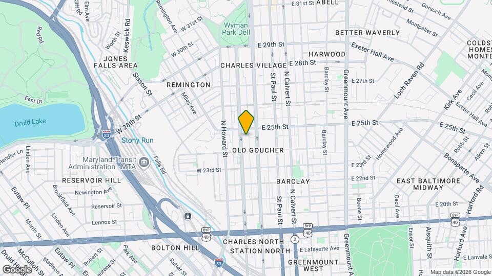 2439 Maryland Ave Map and Location Details